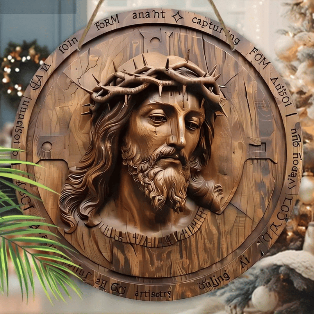 Imagem_de_Jesus_Cristo_Coroado_de_Espinhos_em_Madeira_Circular