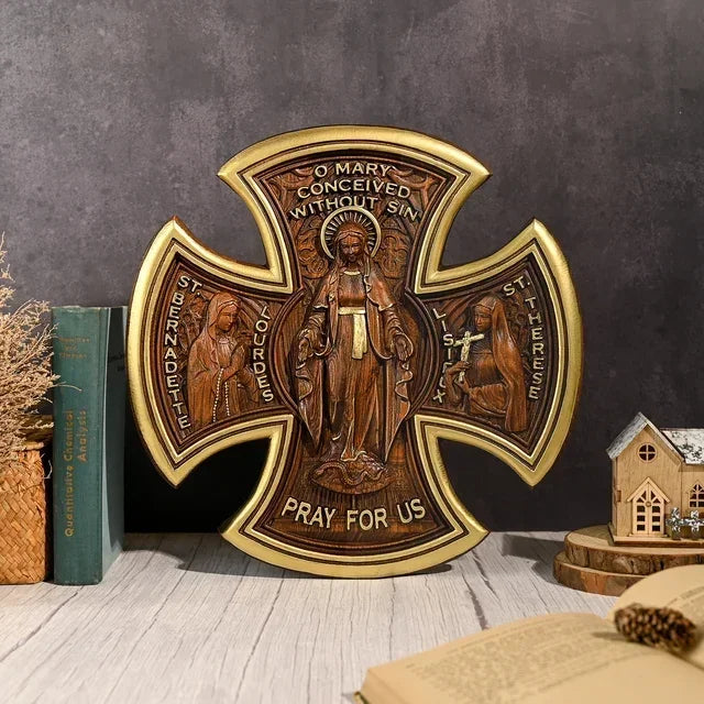 Imagem_de_Nossa_Senhora_da_Cruz_em_Madeira_Arte_Sacra_Catolica