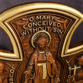 Imagem_de_Nossa_Senhora_da_Cruz_em_Madeira_Arte_Sacra_Catolica
