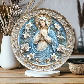 Placa_Decorativa_Redonda_da_Virgem_Maria