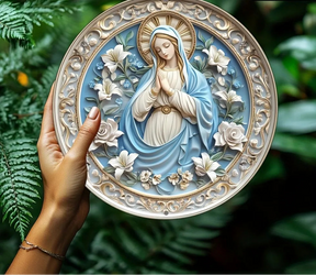 Placa_Decorativa_Redonda_da_Virgem_Maria