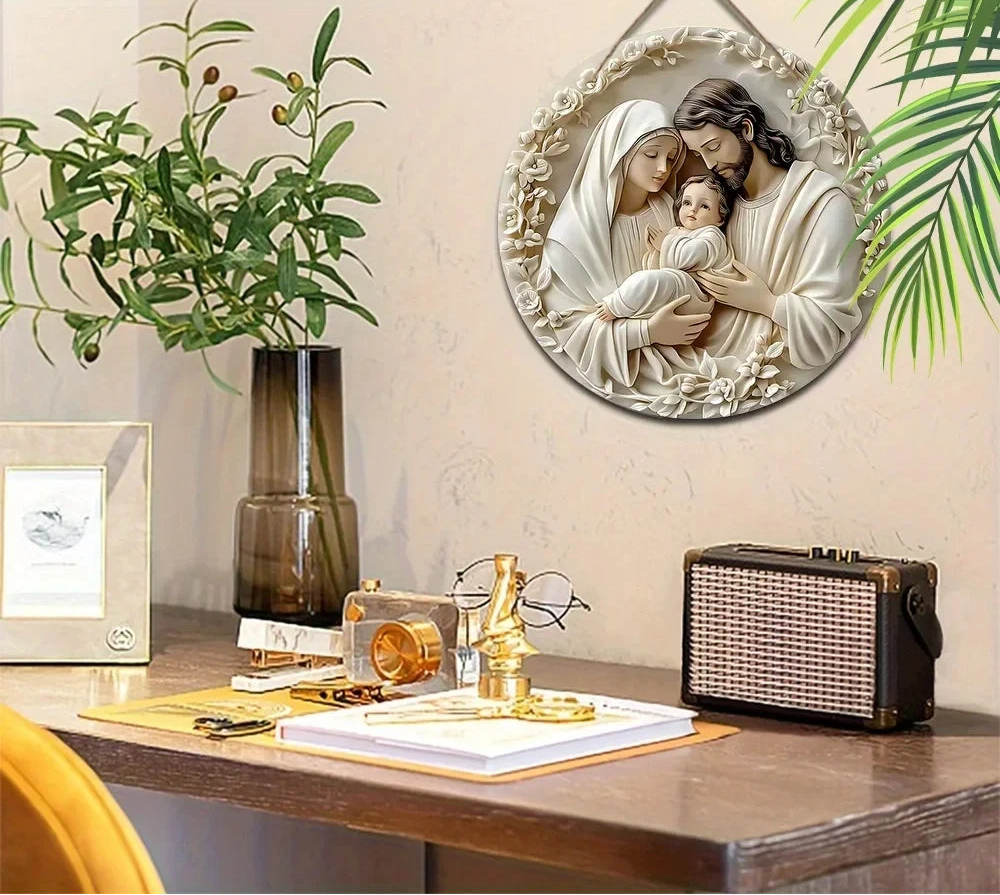 Placa_Decorativa_da_Sagrada_Familia_em_Madeira